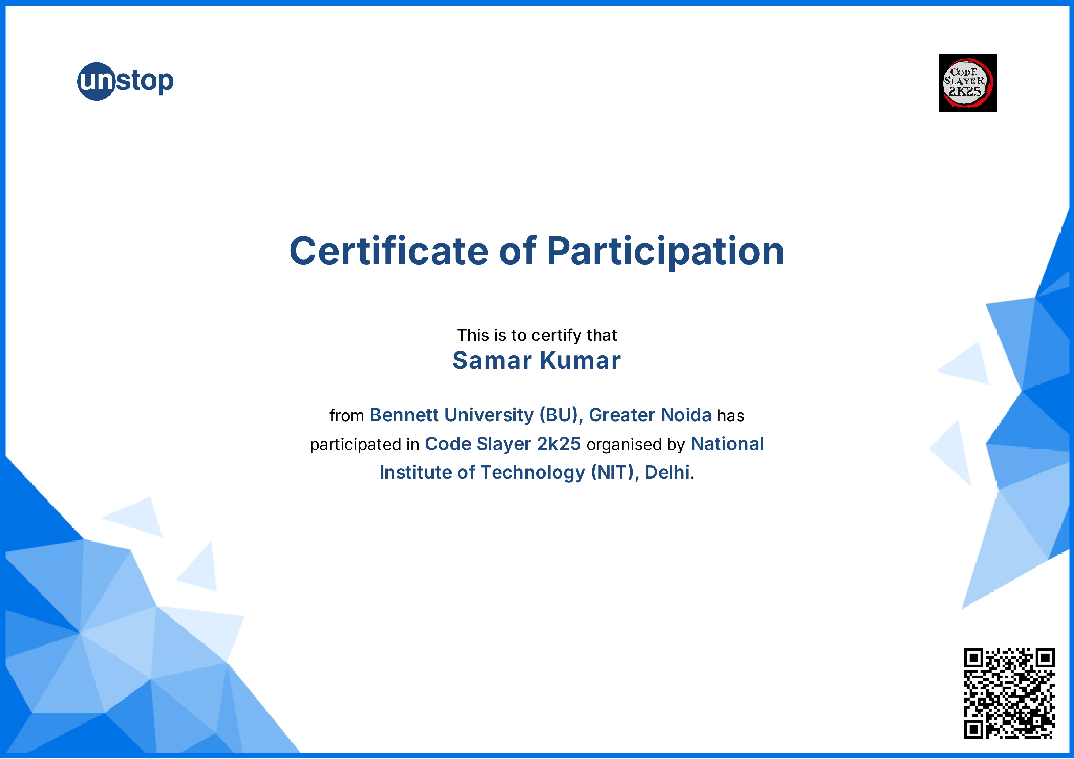 Certificate Background
